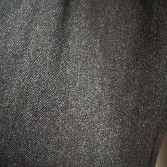 Elsa Esturgie Paris Dark Grey Wool Wide Leg Pants 40 MAde in France - Picture 4 of 4